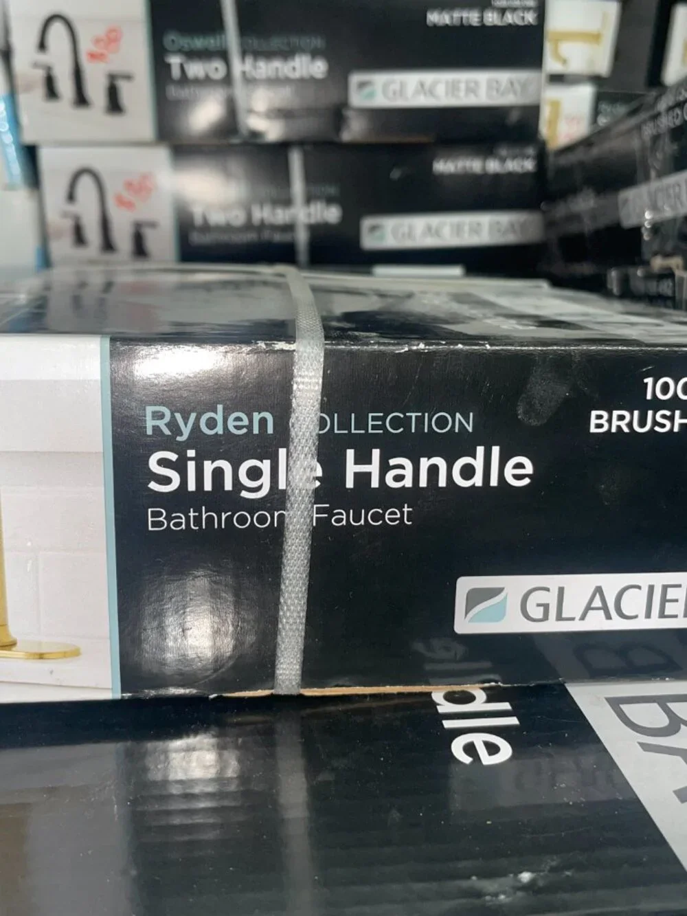 Glacier Bay Brushed Gold Faucet